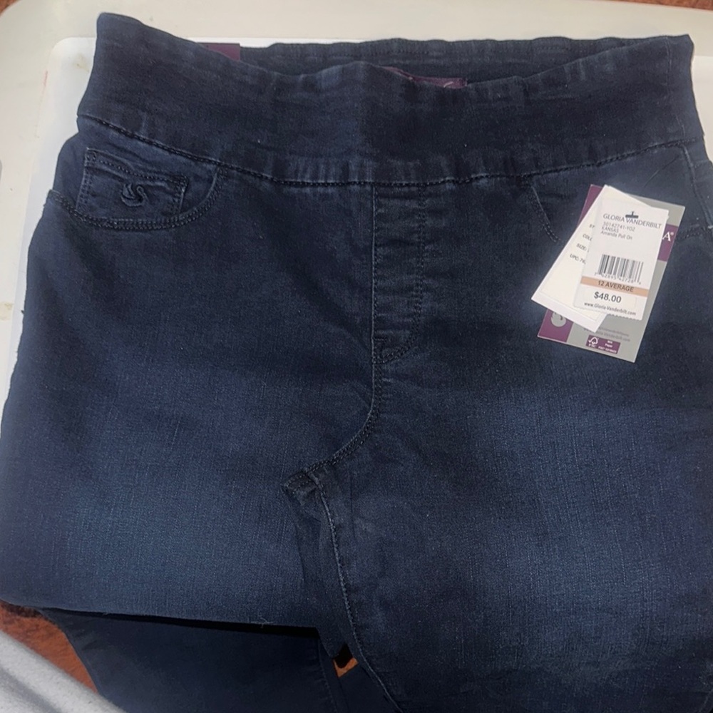 Gloria Vanderbilt Women's Dark Blue Amanda Jean